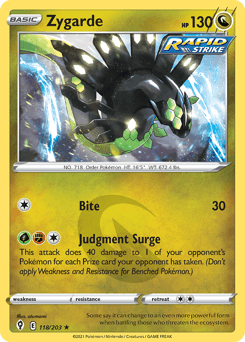 Zygarde Evolving Skies #118