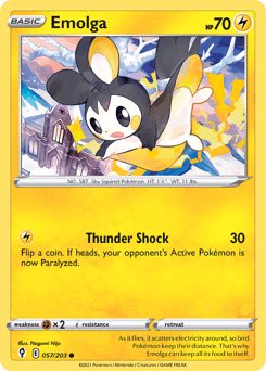 Emolga Evolving Skies #57