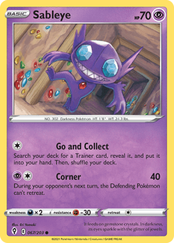 Sableye Evolving Skies #67