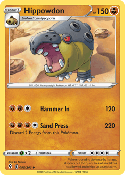 Hippowdon Evolving Skies #85