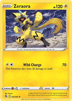 Zeraora Fusion Strike #102