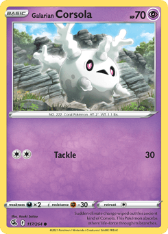 Galarian Corsola Fusion Strike #117