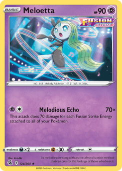 Meloetta Fusion Strike #124