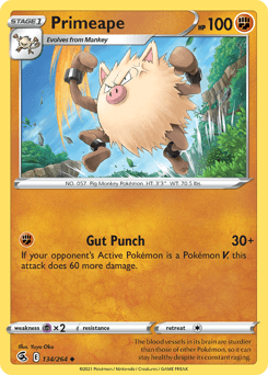 Primeape Fusion Strike #134