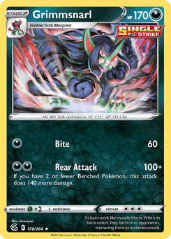 Grimmsnarl Fusion Strike #178