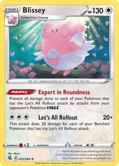 Blissey Fusion Strike #203