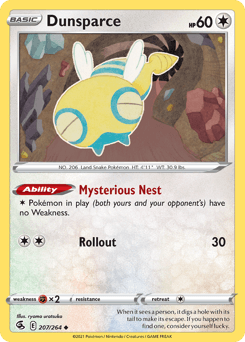 Dunsparce Fusion Strike #207