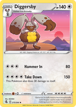 Diggersby Fusion Strike #215