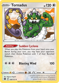 Tornadus Brilliant Stars #126