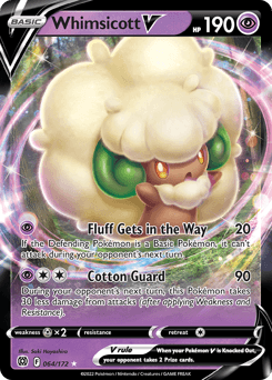 Whimsicott V Brilliant Stars #64