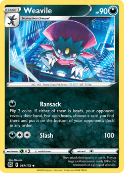 Weavile Brilliant Stars #87