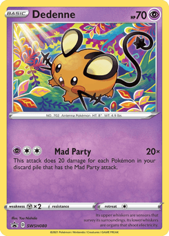 Dedenne SWSH Black Star Promos #SWSH080