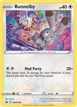 Bunnelby SWSH Black Star Promos #SWSH082