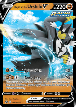 Rapid Strike Urshifu V SWSH Black Star Promos #SWSH107