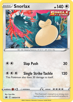 Snorlax SWSH Black Star Promos #SWSH119