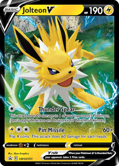 Jolteon V SWSH Black Star Promos #SWSH151