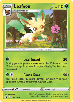 Leafeon SWSH Black Star Promos #SWSH191