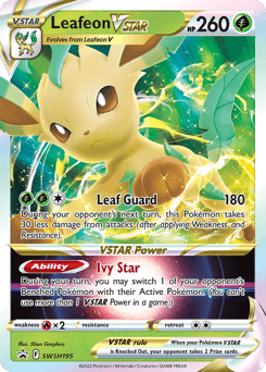 Leafeon VSTAR SWSH Black Star Promos #SWSH195