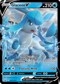 Glaceon V SWSH Black Star Promos #SWSH196