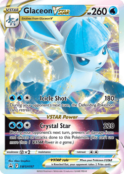 Glaceon VSTAR SWSH Black Star Promos #SWSH197
