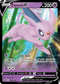 Espeon V SWSH Black Star Promos #SWSH201