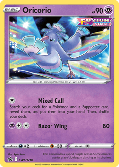 Oricorio SWSH Black Star Promos #SWSH210