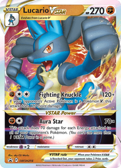 Lucario VSTAR SWSH Black Star Promos #SWSH214