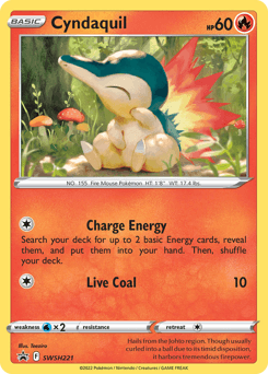 Cyndaquil SWSH Black Star Promos #SWSH221
