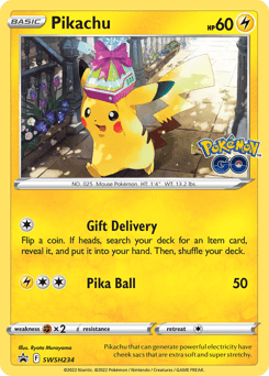 Pikachu SWSH Black Star Promos #SWSH234