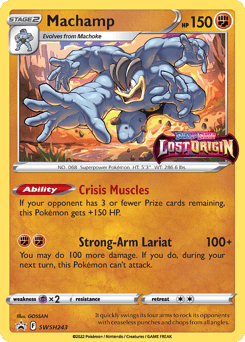 Machamp SWSH Black Star Promos #SWSH243