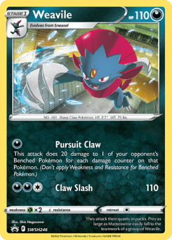 Weavile SWSH Black Star Promos #SWSH246