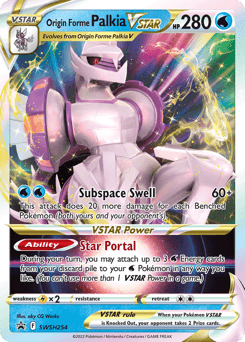 Origin Forme Palkia VSTAR SWSH Black Star Promos #SWSH254