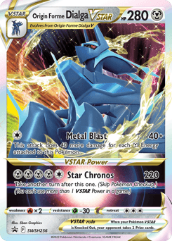 Origin Forme Dialga VSTAR SWSH Black Star Promos #SWSH256