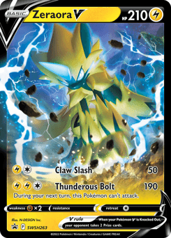 Zeraora V SWSH Black Star Promos #SWSH263