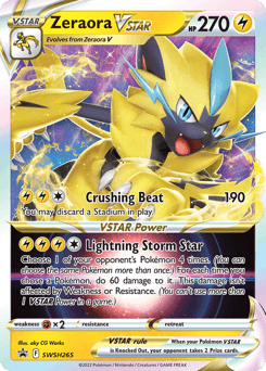 Zeraora VSTAR SWSH Black Star Promos #SWSH265