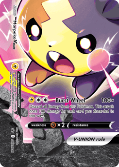 Morpeko V-UNION SWSH Black Star Promos #SWSH289