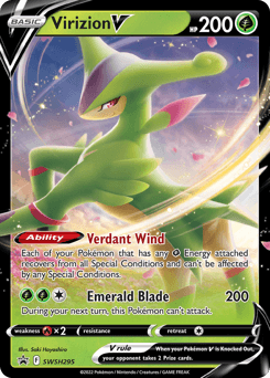 Virizion V SWSH Black Star Promos #SWSH295