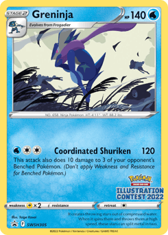 Greninja SWSH Black Star Promos #SWSH305
