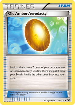 Old Amber Aerodactyl Fates Collide #106
