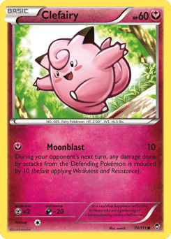 Clefairy Furious Fists #70