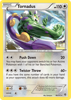 Tornadus Furious Fists #86
