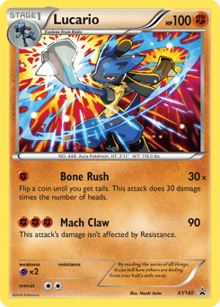 Lucario XY Black Star Promos #XY140