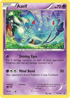 Azelf XY Black Star Promos #XY142