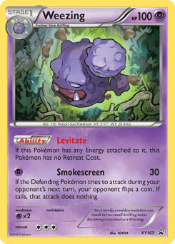 Weezing XY Black Star Promos #XY163