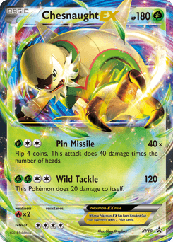 Chesnaught-EX XY Black Star Promos #XY18