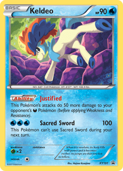 Keldeo XY Black Star Promos #XY191