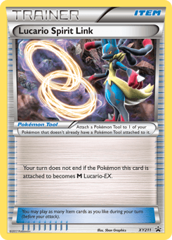 Lucario Spirit Link XY Black Star Promos #XY211