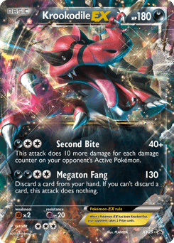 Krookodile-EX XY Black Star Promos #XY25