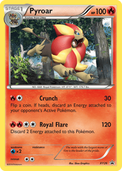 Pyroar XY Black Star Promos #XY26