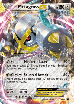 Metagross-EX XY Black Star Promos #XY34